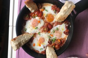 Receta de huevos escalfados